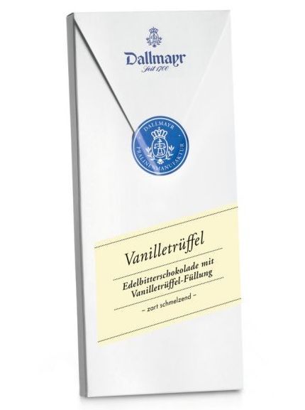 Vanille-Trüffel Schokolade Dallmayr