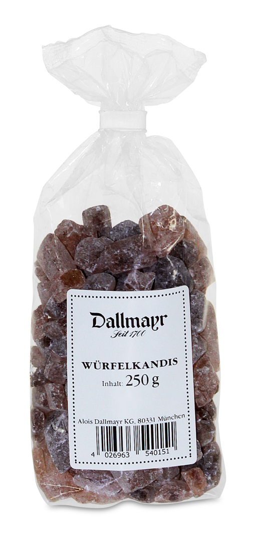 Image of Würfelkandis braun Dallmayr Teezucker