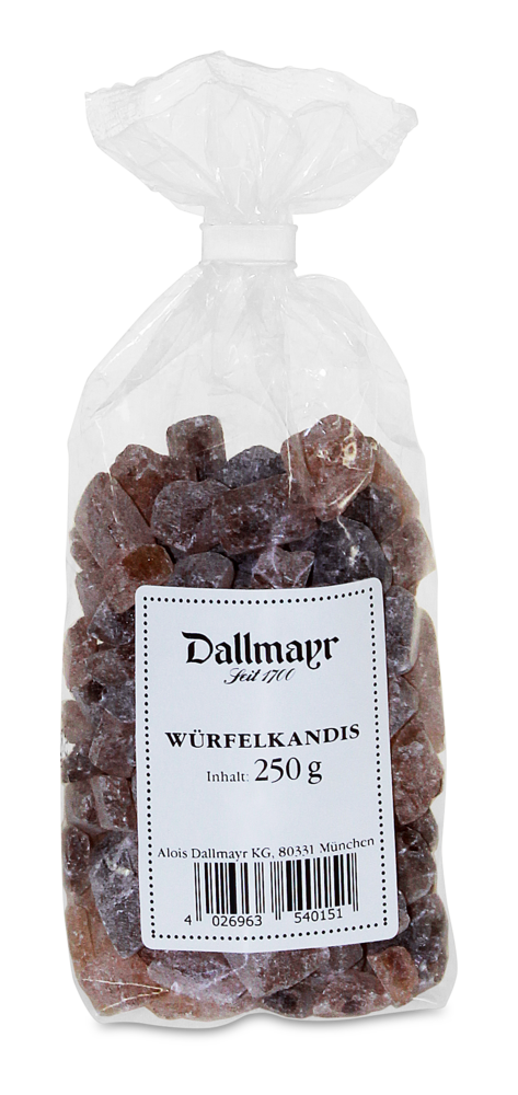 Würfelkandis braun Dallmayr Teezucker Würfelkandis braun Dallmayr Teezucker