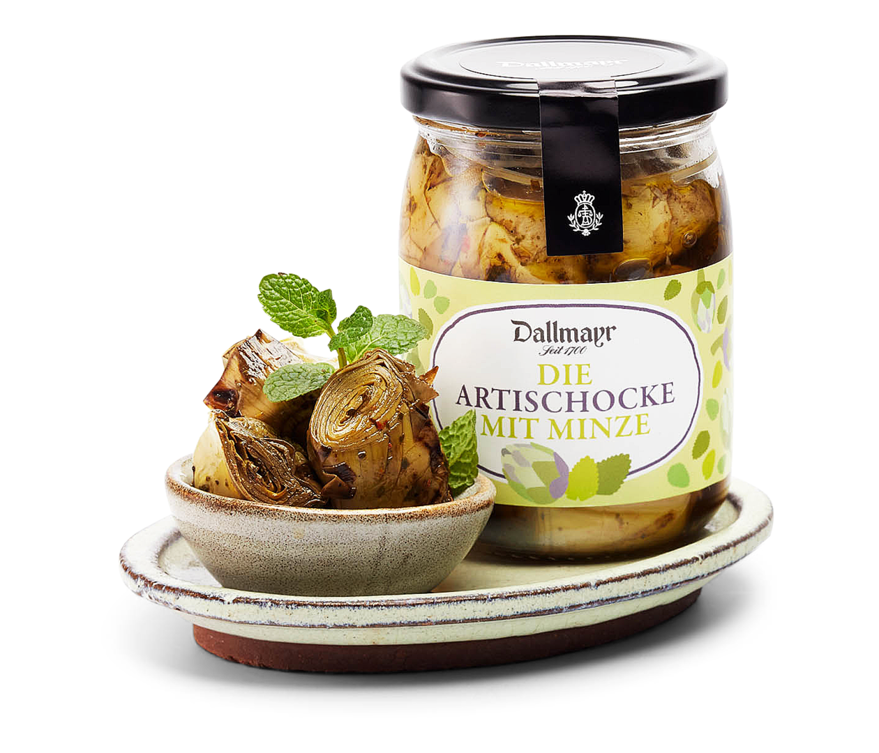 Image of Die Artischocke mit Minze
