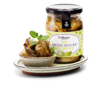 Die Artischocke mit Minze