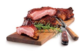 Spareribs gegart Spareribs gegart
