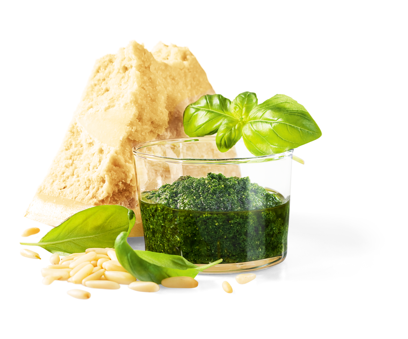 Image of Basilikumpesto frisch mit Knoblauch