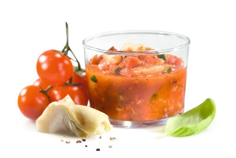 Sizilianische Tomatensauce mit Artischocken Sizilianische Tomatensauce mit Artischocken