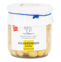 Kichererbsen in Salzlake