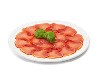 Lomo iberico bellota geschnitten Lomo iberico bellota geschnitten