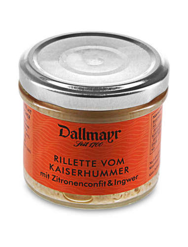 Rillette vom Kaiserhummer mit Zitronenconfit Rillette vom Kaiserhummer mit Zitronenconfit