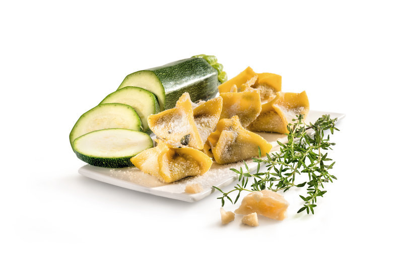 Crestine mit Zucchini und Thymian Crestine mit Zucchini und Thymian