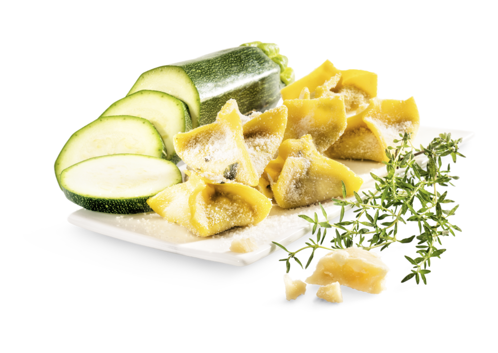Crestine mit Zucchini und Thymian Crestine mit Zucchini und Thymian