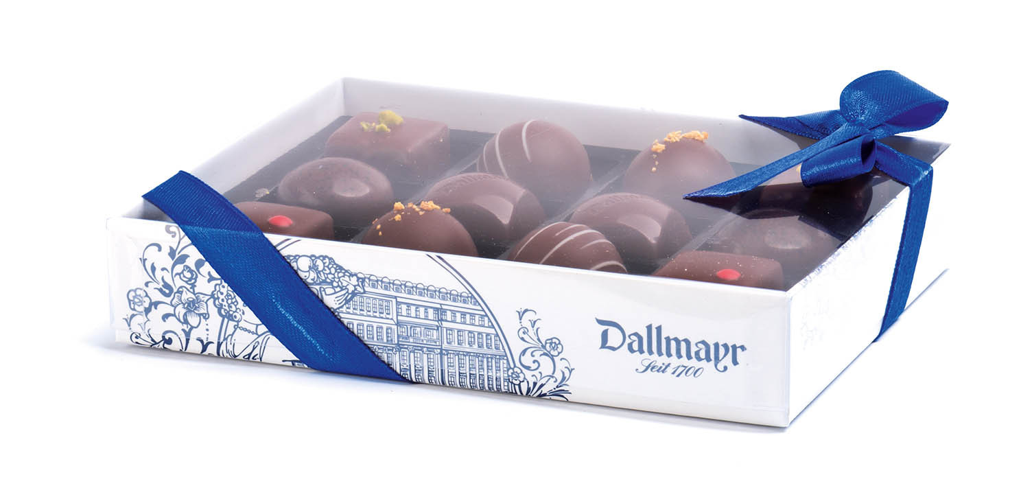 Pralinen 'Klarsichtpackung' Edelbitter Dallmayr