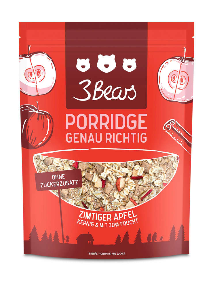 Porridge "Zimtiger Apfel" 3 Bears
