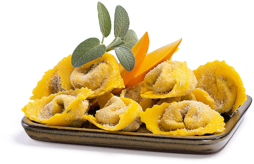 Tortelloni mit Kürbis Tortelloni mit Kürbis