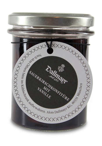 Sauerkirschkonfitüre mit Vanille Sauerkirschkonfitüre mit Vanille