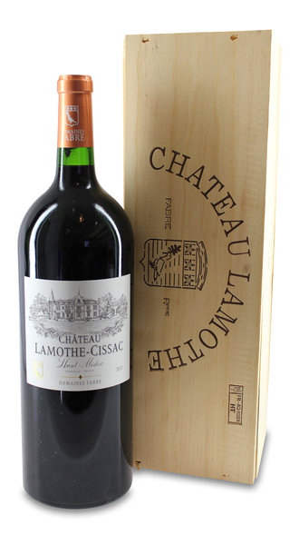 2011 Château Lamothe-Cissac mit Holzkiste 2011 Château Lamothe-Cissac mit Holzkiste