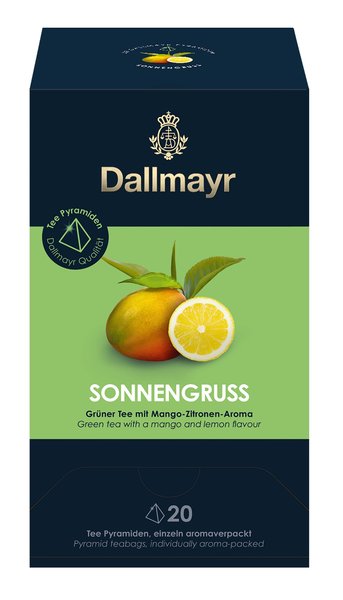 Sonnengruss Grüner Tee mit Mango - Zitronen - Aroma