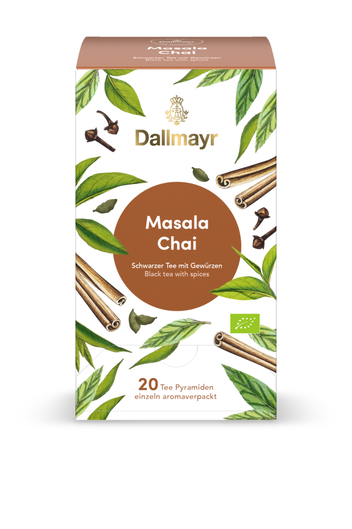 Masala Chai Bio Schwarzer Tee mit Gewürzen