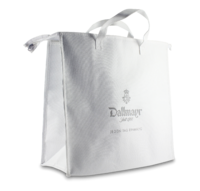 Kühltasche weiß mit Logo