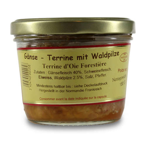 Gänseterrine Forestière Gänseterrine Forestière