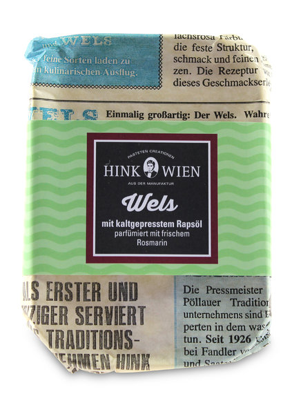 Wels parfümiert mit frischem Rosmarin in der Dose Wels parfümiert mit frischem Rosmarin in der Dose