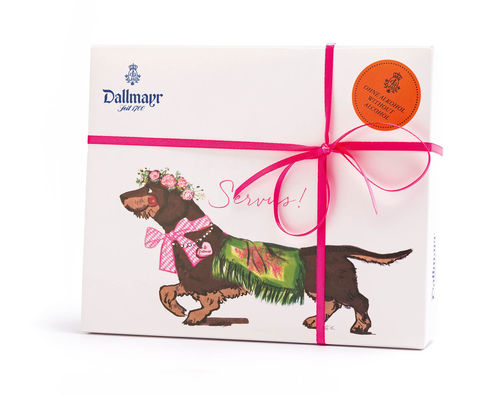 Pralinen "Dackel Lisbeth" Dallmayr Pralinen "Dackel Lisbeth" Dallmayr