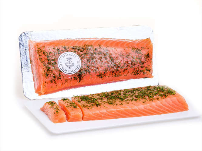 Irischer Gravad Lax Bio Rückenfilet Irischer Gravad Lax Bio Rückenfilet