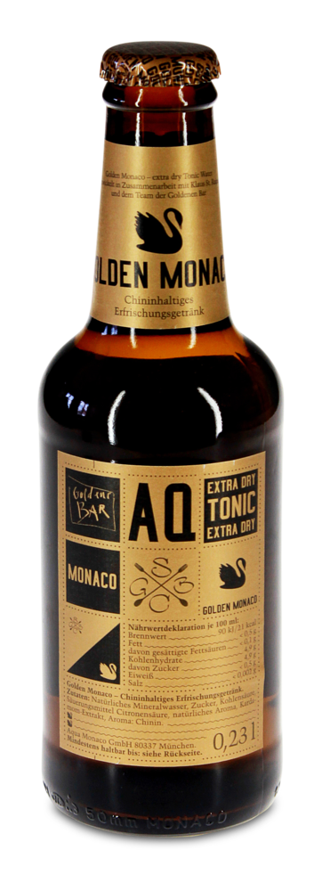 "Golden Monaco" Extra Dry Tonic Water "Golden Monaco" Extra Dry Tonic Water