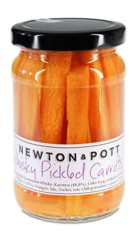 Whisky Pickled Carrots - mit Whisky eingelegte Karottenstreifen Whisky Pickled Carrots - mit Whisky eingelegte Karottenstreifen
