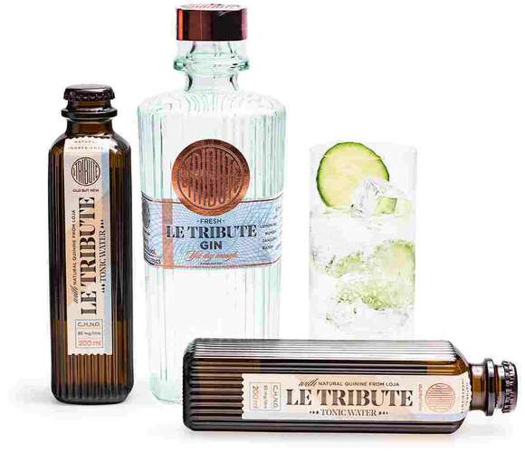 Le Tribute Gin + 2x Le Tribute Tonic Water Le Tribute Gin + 2x Le Tribute Tonic Water