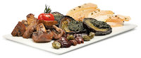 Antipastibox no.2, gemischt Champignon, Fenchel, Aubergine Antipastibox no.2, gemischt Champignon, Fenchel, Aubergine
