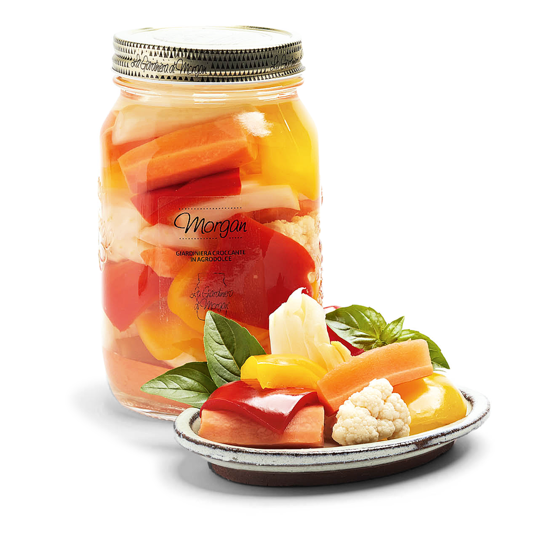 Image of Morgan's Giardiniera - süßsauer eingelegtes Gartengemüse