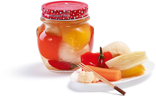 Anna's Giardiniera - süßsauer eingelegtes Gartengemüse Anna's Giardiniera - süßsauer eingelegtes Gartengemüse