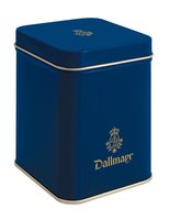 Teedose leer, dunkelblau Dallmayr Logo, Inhalt 250g Teedose leer, dunkelblau Dallmayr Logo, Inhalt 250g