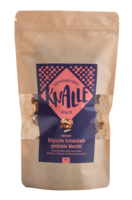 Popcorn mit dunkler Schokolade und gerösteten Mandeln Popcorn mit dunkler Schokolade und gerösteten Mandeln