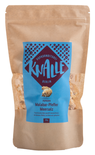 Popcorn mit Malabar-Pfeffer und Meersalz Popcorn mit Malabar-Pfeffer und Meersalz