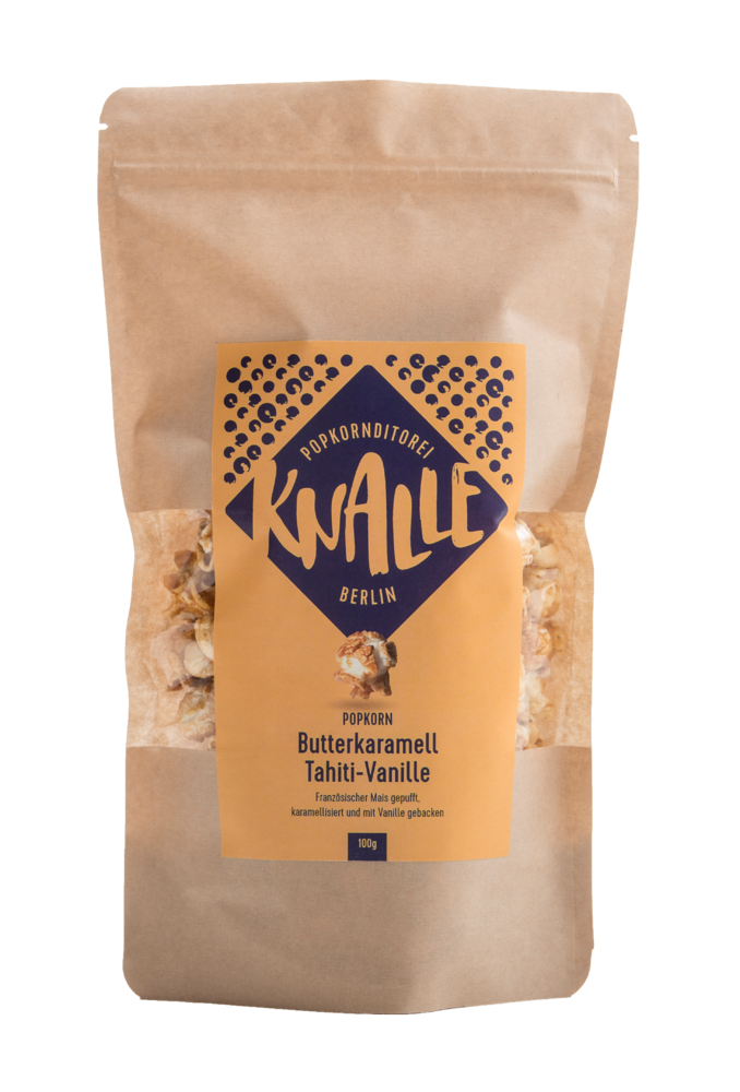 Popcorn mit Butterkaramell und Tahiti-Vanille Popcorn mit Butterkaramell und Tahiti-Vanille