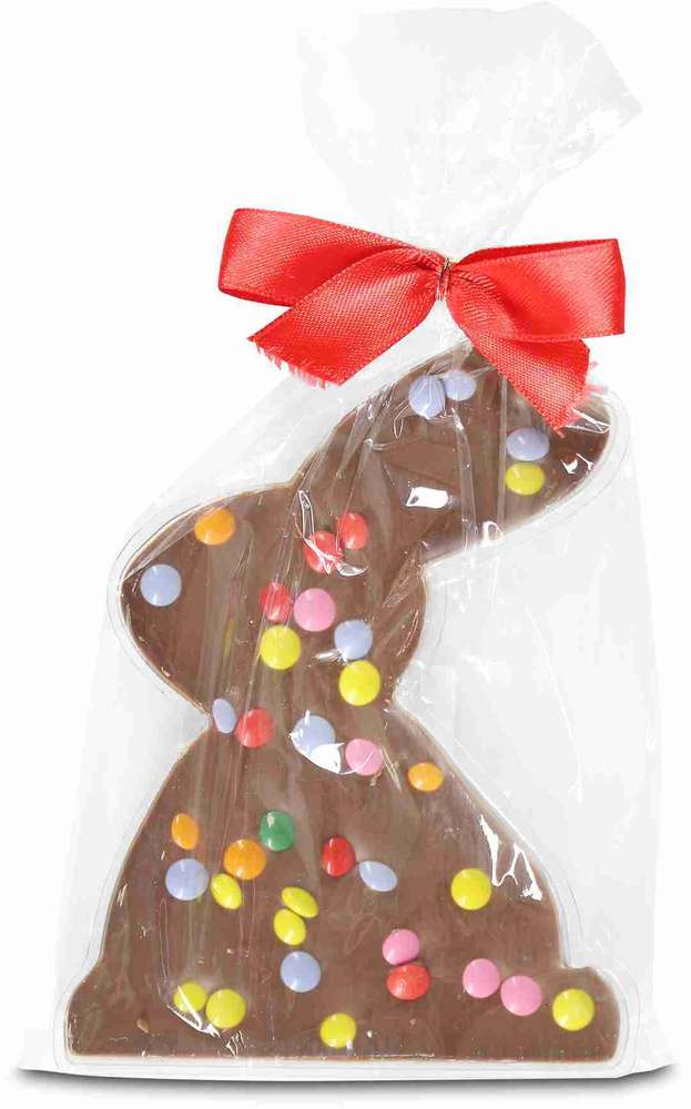 Osterhase mit dragierten Schokoladenlinsen Edelvollmilch Dallmayr Osterhase mit dragierten Schokoladenlinsen Edelvollmilch Dallmayr