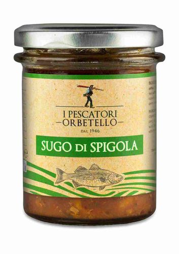 Sugo di Spigola di Orbetello in vaso 180 g Sugo di Spigola di Orbetello in vaso 180 g