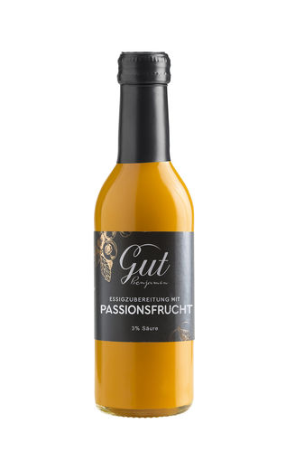Essigzubereitung mit Passionsfrucht Essigzubereitung mit Passionsfrucht