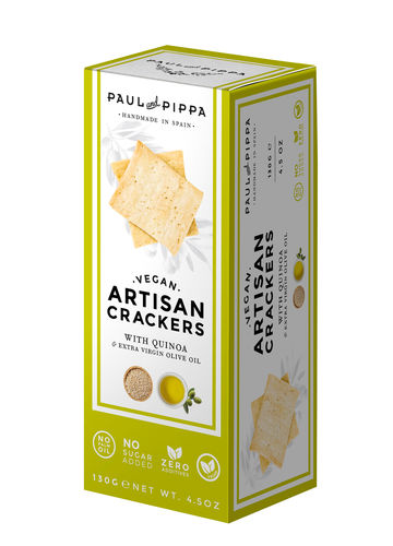 Cracker mit Olivenöl und Quinoa Cracker mit Olivenöl und Quinoa