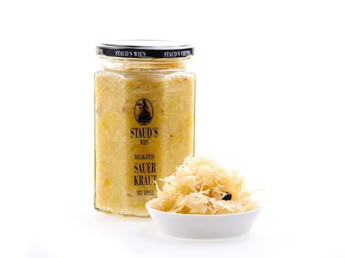 Sauerkraut mit Apfelscheiben Sauerkraut mit Apfelscheiben