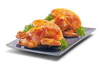 Stubenküken gegrillt