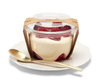 Bayerische Crème mit Himbeermark Bayerische Crème mit Himbeermark