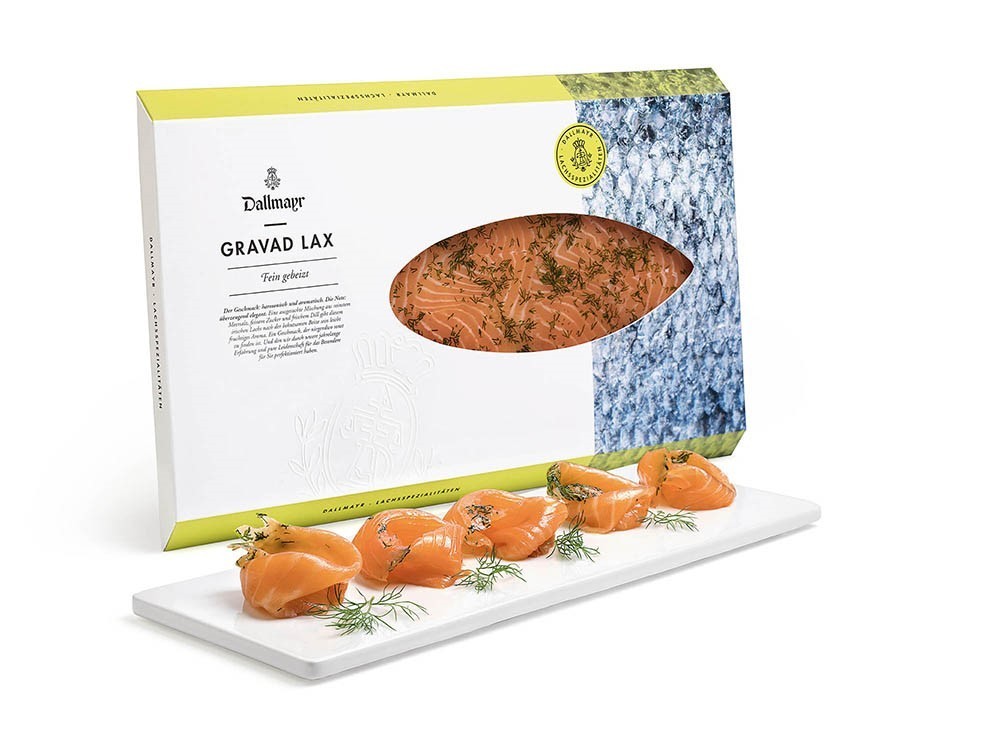 Gravad Lax fein gebeizt