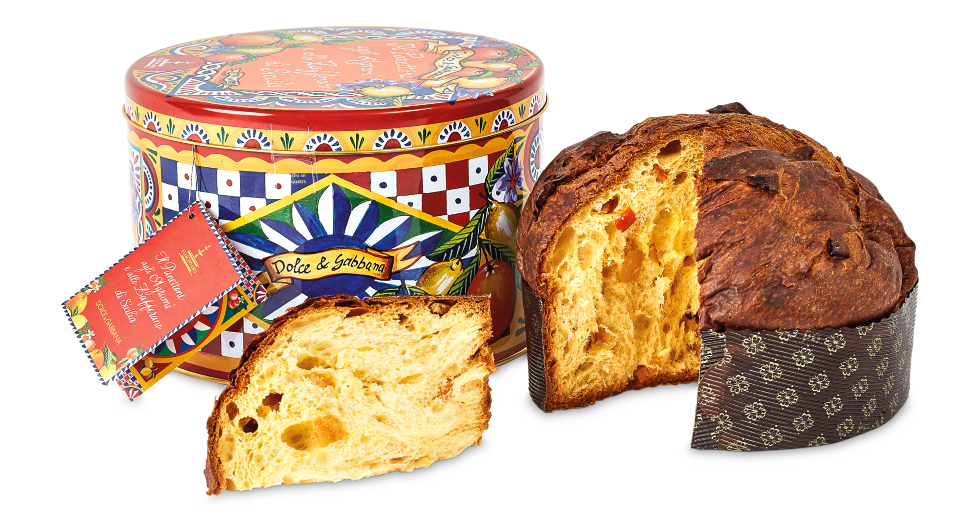 Panettone mit kandierten Zitrusfrüchten Dolce&Gabbana by Fiasconaro Panettone mit kandierten Zitrusfrüchten Dolce&Gabbana by Fiasconaro