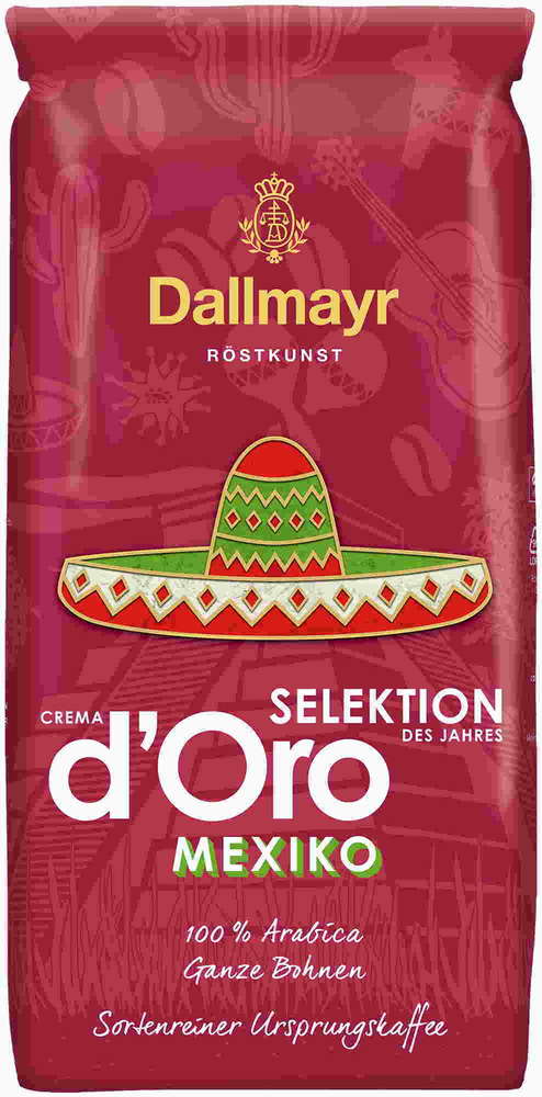 Crema d'Oro Selektion Mexiko ganze Bohne Crema d'Oro Selektion Mexiko ganze Bohne