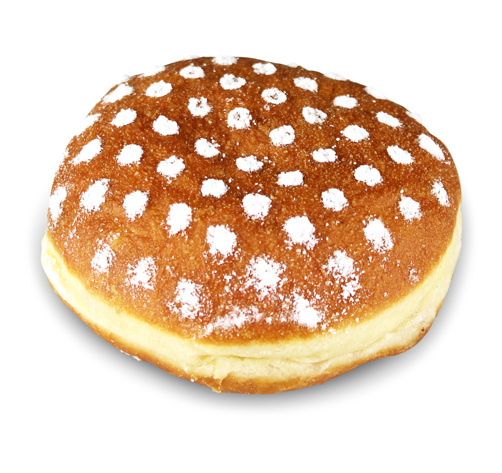 Zwetschgenkrapfen gepudert Zwetschgenkrapfen gepudert
