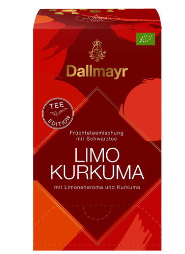 Limo Kurkuma Früchteteemischung mit Schwarztee mit Limonenaroma und Kurkuma Limo Kurkuma Früchteteemischung mit Schwarztee mit Limonenaroma und Kurkuma