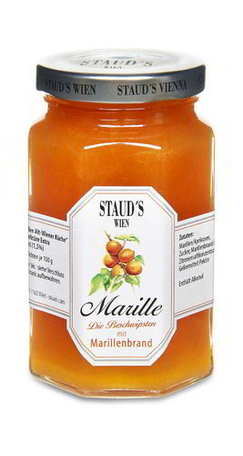 Marillenkonfitüre extra mit Marillenbrand Marillenkonfitüre extra mit Marillenbrand