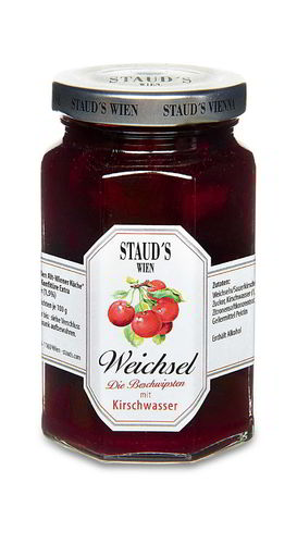 Sauerkirschkonfitüre extra Weichsel & Kirschwasser Sauerkirschkonfitüre extra Weichsel & Kirschwasser