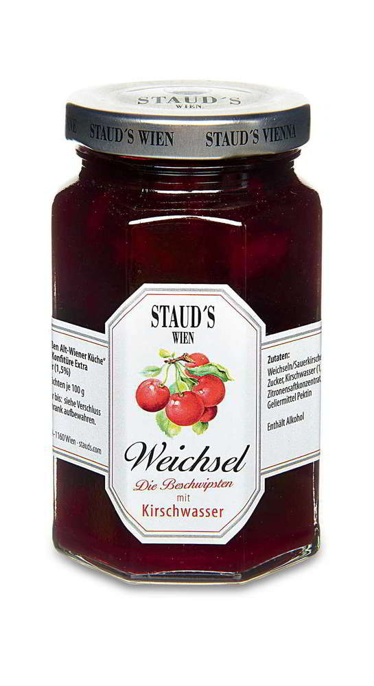 Sauerkirschkonfitüre extra Weichsel & Kirschwasser Sauerkirschkonfitüre extra Weichsel & Kirschwasser